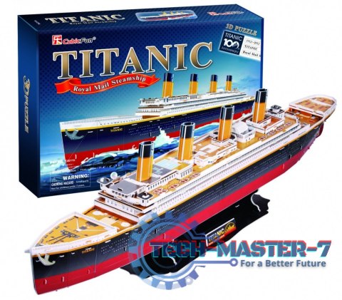 Puzzle 3D Titanic Duży