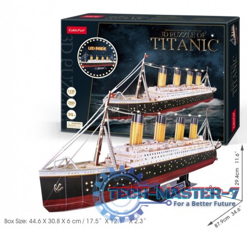 Puzzle 3D Titanic LED Puzzle 3D Titanic LED