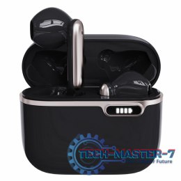 Słuchawki Bluetooth z HQ Mikrofonem TWS (USB-C) Czarne