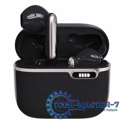 Słuchawki Bluetooth z HQ Mikrofonem TWS (USB-C) Czarne