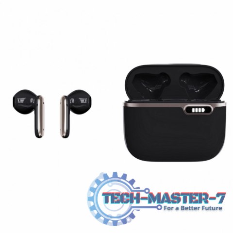 Słuchawki Bluetooth z HQ Mikrofonem TWS (USB-C) Czarne Słuchawki Bluetooth z HQ Mikrofonem TWS (USB-C) Czarne