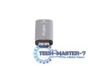 Adapter HDMI(M)-Displayport(F)4K srebrny
