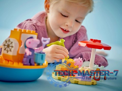 Klocki DUPLO 10432 Peppa Pig Peppa i rejs łodzią Klocki DUPLO 10432 Peppa Pig Peppa i rejs łodzią