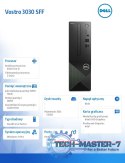Komputer Vostro 3030 SFF Win11Pro i5-14400/16GB/512GB SSD/Intel UHD 730/WLAN+BT/Kb/Mouse/3YPS