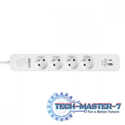 Listwa antyprzepięciowa PROTECT 4PL 1A1C USB T/LZ12-PRO015/1000 Listwa antyprzepięciowa PROTECT 4PL 1A1C USB T/LZ12-PRO015/1000