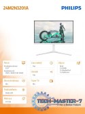 Monitor 24M2N3201A IPS 23.8 cala 180Hz HDMIx2 DP Pivot Głośniki