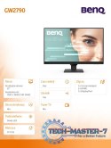 Monitor 27 cali GW2790 LED 5ms/IPS/HDMI/100Hz