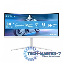 Monitor 34 cale 34M2C5501A Curved VA 180Hz HDMIx2 DP HAS Ambiglow