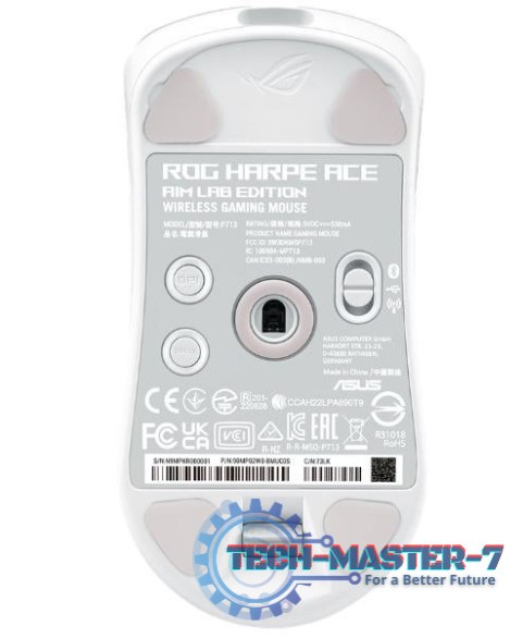 Mysz bezprzewodowa ROG Harpe Ace Aim LAB Edition White Mysz bezprzewodowa ROG Harpe Ace Aim LAB Edition White