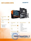 Płyta główna X870 GAMING WIFI6 AM5 4DDR5 HDMI/USB-C ATX