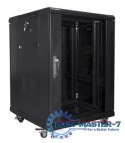 Szafa stojąca 19cali 15U 600X600mm czarna
