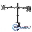 Uchwyt biurkowy na 2 monitory LCD MC-884 17-32 cale 2x8kg (max 16kg) vesa 75x75 oraz 100x100