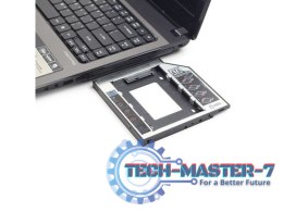 Adapter HDD ramka 5,25'' na 2,5'' Slim 12mm
