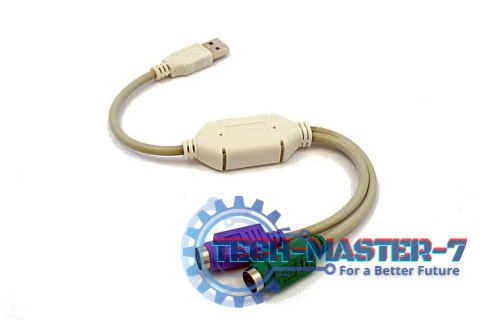 Adapter USB->2xPS2 (klawiatura+mysz) UAPS12