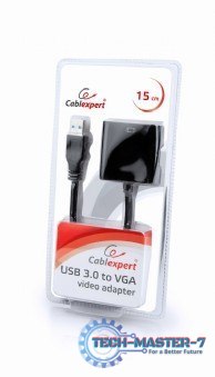 Adapter USB 3.0 -> VGA czarny