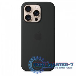 Etui silikonowe z MagSafe do iPhonea 16 Pro - czarne