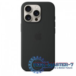 Etui silikonowe z MagSafe do iPhonea 16 Pro - czarne