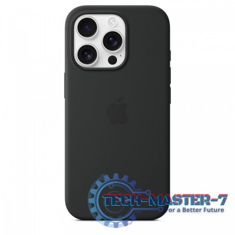 Etui silikonowe z MagSafe do iPhonea 16 Pro - czarne Etui silikonowe z MagSafe do iPhonea 16 Pro - czarne