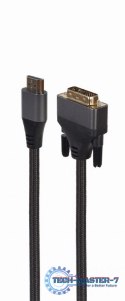 GEMBIRD CC-HDMI-DVI-4K-6 1.8m /s1x HDMI typu A 1x DVI-D