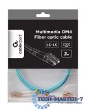 Kabel światłowodowy wielomodowy duplex OM4 50/125, LC/LC, 2m