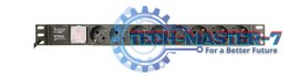 Listwa zasilająca rack (PDU), 8 gniazd typ Schuko, 1U, 10A, wtyk C14 3m