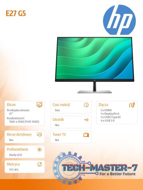 Monitor 27 cali E27 G5 FHD 6N4E2AA Monitor 27 cali E27 G5 FHD 6N4E2AA