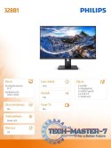Monitor 328B1 31.5 cala VA 4K HDMIx2 DP Pivot