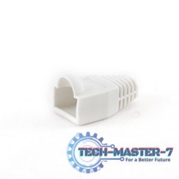 Osłonka na wtyk RJ45 100 sztuk/biała