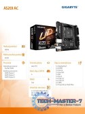 Płyta główna A520I AC AM4 2DDR4 DP/2HDMI mITX