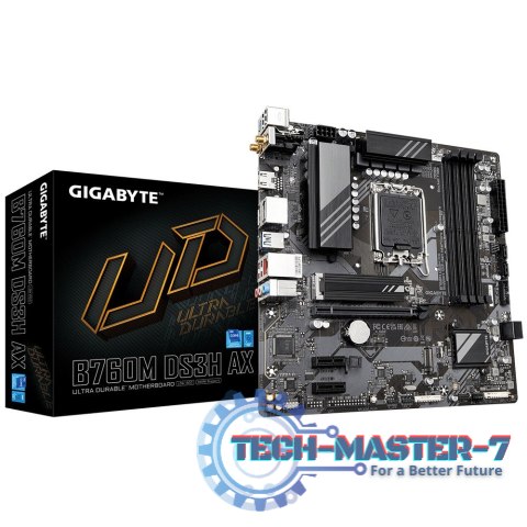 Płyta główna B760M DS3H AX s1700 4DD 5 HDMI/DP/DSUB mATX