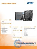 Płyta główna PRO H610M-E s1700 DDR4 HDMI M.2 mATX