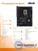 Płyta główna TUF Gaming B760-PLUS WIFI D4 s1700 4DDR4 ATX