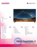 Telewizor LED 43 cale 43UR781C