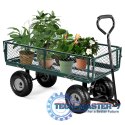 Wózek transportowy ogrodowy 200 kg otwierane burty duże pompowane koła MultiGarden MULTI GARDEN