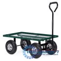 Wózek transportowy ogrodowy 200 kg otwierane burty duże pompowane koła MultiGarden MULTI GARDEN