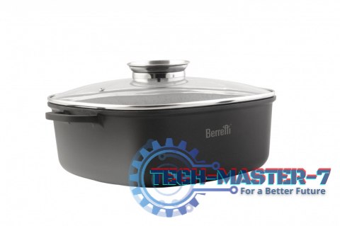 Garnek niski 28 cm z pokrywką Tivano Garnek niski 28 cm z pokrywką Tivano