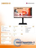 Monitor 24BA550-B 23.8 cala IPS Full HD 100Hz