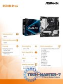 Płyta główna B550M Pro4 AM4 4DDR4 HDMI/DP/D-SUB M.2 mATX