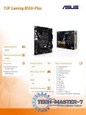 Płyta główna TUF GAMING B550-PLUS AM4 DDR4 HDMI/DP M.2 ATX