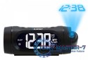 Radiobudzik CRP9BK 2 x Alarm USB Projektor