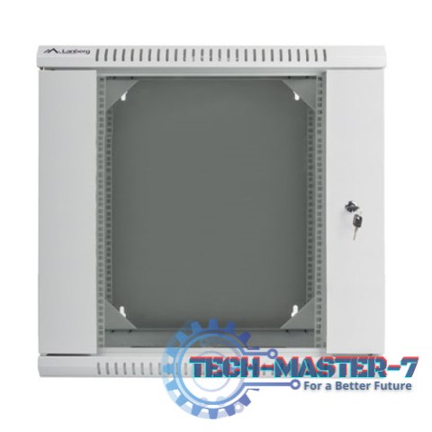 Szafa instalacyjna wisząca dwusekcyjna 19'' 12U 600X600mm szara Szafa instalacyjna wisząca dwusekcyjna 19'' 12U 600X600mm szara