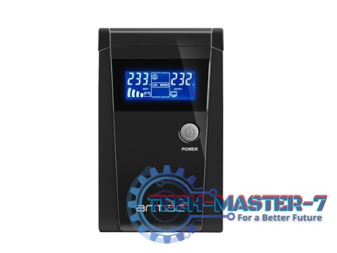 Zasilacz awaryjny Line-Interactive Office 650E LCD 650VA 2xRJ-11/RJ-45 2x230V PL Zasilacz awaryjny Line-Interactive Office 650E LCD 650VA 2xRJ-11/RJ-45 2x230V PL