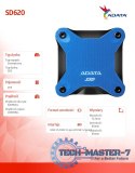 Zewnętrzny dysk SSD SD620 2TB U3.2A 520/460 MB/s Blue
