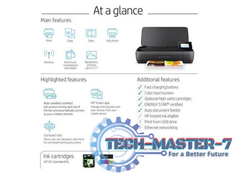 HP Officejet 250 AiO Printer CZ992A HP Officejet 250 AiO Printer CZ992A