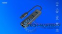 Hub AK-58 3-portowy USB-A 3.1 Gen 1 z adapterem RJ-45 Gigabit Ethernet
