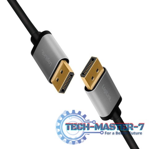 Kabel DisplayPort 4K/60 Hz,DP/M do DP/M,alu. 5m Kabel DisplayPort 4K/60 Hz,DP/M do DP/M,alu. 5m