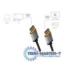 Kabel DisplayPort 4K/60 Hz,DP/M do DP/M,alu. 5m