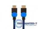 Kabel HDMI 2.0 niebiesko-czarny 1,8m, GCL-02