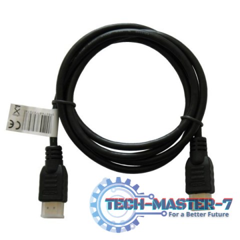 Kabel HDMI (M) 2m, czarny, złote końcówki, v1.4 high speed, ethernet/3D wielopak 10 szt., CL-05 Kabel HDMI (M) 2m, czarny, złote końcówki, v1.4 high speed, ethernet/3D wielopak 10 szt., CL-05