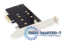 Karta rozszerzeń (Kontroler) M.2 NGFF/NVMe SSD PCIe 3.0 x4 SATA 80, 60, 42, 30 mm